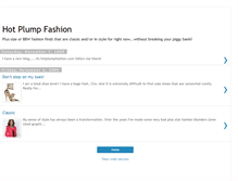 Tablet Screenshot of hotplumpfashion.blogspot.com