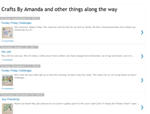 Tablet Screenshot of craftsbyamanda.blogspot.com