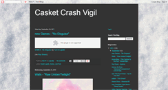 Desktop Screenshot of casketcrashvigil.blogspot.com