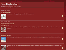 Tablet Screenshot of nateenglandart.blogspot.com