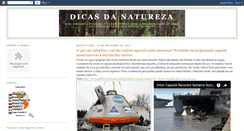 Desktop Screenshot of dicasdanatureza.blogspot.com