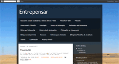 Desktop Screenshot of entrepensar.blogspot.com