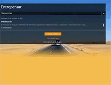 Tablet Screenshot of entrepensar.blogspot.com