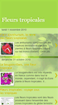 Mobile Screenshot of fleurs-tropicales.blogspot.com