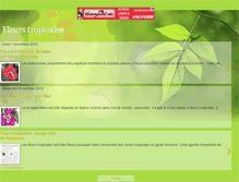 Tablet Screenshot of fleurs-tropicales.blogspot.com