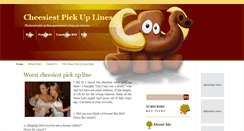 Desktop Screenshot of cheesiestpickuplines.blogspot.com