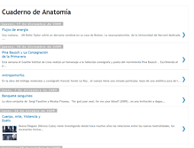 Tablet Screenshot of cuaderno-de-anatomia.blogspot.com