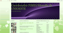 Desktop Screenshot of coordenadorpibidfilosofia.blogspot.com