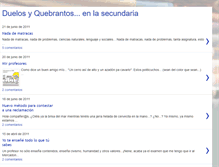 Tablet Screenshot of duelosyquebrantosenlasecundaria.blogspot.com