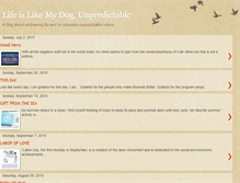 Tablet Screenshot of lifeislikemydog.blogspot.com