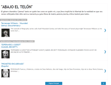 Tablet Screenshot of abajoeltelon.blogspot.com