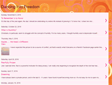 Tablet Screenshot of dancing2freedom.blogspot.com