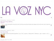 Tablet Screenshot of lavoznyc.blogspot.com