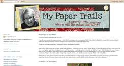 Desktop Screenshot of mypapertrails.blogspot.com