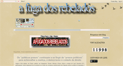 Desktop Screenshot of fugadosrebelados.blogspot.com