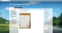 Desktop Screenshot of grandboismath.blogspot.com