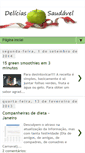 Mobile Screenshot of deliciassaudavel.blogspot.com