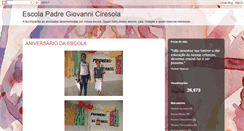 Desktop Screenshot of escolapadregiovanni.blogspot.com