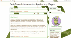 Desktop Screenshot of enlightenedhomemakerstore.blogspot.com