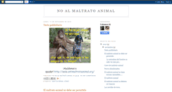 Desktop Screenshot of evitaelmaltratoanimal.blogspot.com