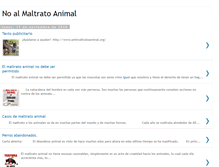 Tablet Screenshot of evitaelmaltratoanimal.blogspot.com