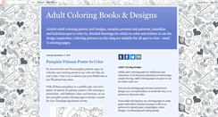 Desktop Screenshot of adult-coloring-pages.blogspot.com