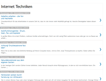 Tablet Screenshot of internettechniken.blogspot.com