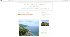 Desktop Screenshot of jenniferslifeintuscany.blogspot.com