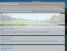 Tablet Screenshot of drpetersorman.blogspot.com