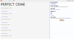 Desktop Screenshot of perfectcrime.blogspot.com