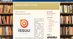 Desktop Screenshot of bibliodifundir.blogspot.com