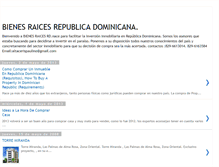 Tablet Screenshot of bienesraicesrd.blogspot.com
