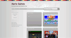 Desktop Screenshot of mariogamespro.blogspot.com