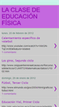 Mobile Screenshot of laclaseeducacionfisica.blogspot.com