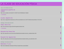 Tablet Screenshot of laclaseeducacionfisica.blogspot.com