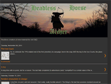 Tablet Screenshot of headlesshorsearcher.blogspot.com