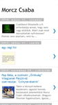 Mobile Screenshot of morczcsaba.blogspot.com