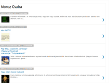 Tablet Screenshot of morczcsaba.blogspot.com
