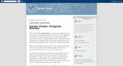 Desktop Screenshot of mycareerfinder.blogspot.com