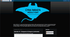 Desktop Screenshot of cyanmanta.blogspot.com