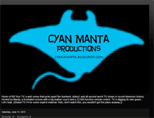 Tablet Screenshot of cyanmanta.blogspot.com