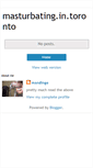 Mobile Screenshot of masturbatingintoronto.blogspot.com