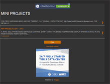 Tablet Screenshot of embeddedminiprojects.blogspot.com