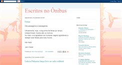 Desktop Screenshot of escritosnoonibus.blogspot.com