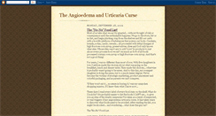 Desktop Screenshot of angioedema-urticaria.blogspot.com