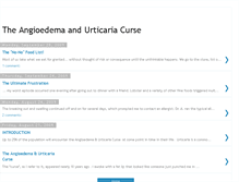 Tablet Screenshot of angioedema-urticaria.blogspot.com
