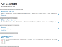 Tablet Screenshot of blog-pcpi-electricidad-juan-carlos-i.blogspot.com
