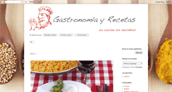 Desktop Screenshot of gastronomia-recetas.blogspot.com