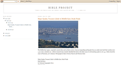 Desktop Screenshot of bibleproject.blogspot.com