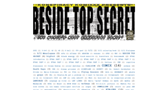 Desktop Screenshot of besidetopsecret.blogspot.com